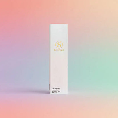 THE SHARVAE Aure Oil-Free Daily Moisturizer in its box in USA